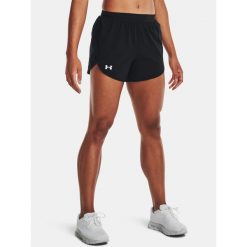 Spodenki Damskie Under Armour Szorty Treningowe Szybkoschnące. Czarne szorty sportowe damskie Under Armour, bez wzorów, sportowe, do biegania. Za 144.25 zł.