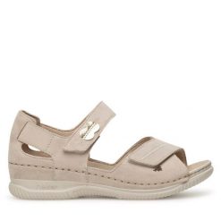 Sandały Rieker. Brązowe klapki damskie Rieker, bez wzorów, bez obcasa, na płaskiej podeszwie, bez zapięcia. Za 359.99 zł.