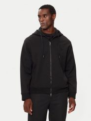 Armani Exchange Bluza 6DZMAF ZJKBZ 1200 Czarny Regular Fit. Czarne bluzy męskie Armani Exchange, m, bez wzorów, z bawełny, bez kaptura. Za 359.99 zł.