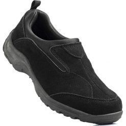 Półbuty skórzane wsuwane bonprix czarny. Obuwie sportowe damskie marki bonprix. Za 109.99 zł.