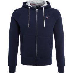 GANT ORIGINAL HOODIE Bluza rozpinana evening blue. Kardigany męskie GANT, z bawełny. Za 509.00 zł.