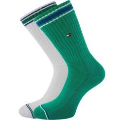 Męskie Skarpetki Sportowe Tommy Hilfiger z Bawełny 39-42. Fioletowe skarpety męskie Tommy Hilfiger, bez wzorów, z bawełny. Za 140.99 zł.