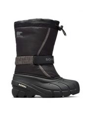 Sorel Śniegowce Flurry™ Boot 2114081016 Czarny. Czarne buty zimowe chłopięce Sorel, bez wzorów, z materiału, bez zapięcia. Za 229.99 zł.
