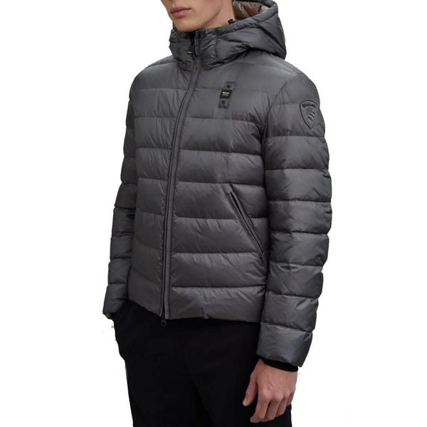 Kurtka BLAUER ACTON Szary. Szare kurtki męskie Blauer, bez wzorów, z tkaniny, bez kaptura. Za 1,671.00 zł.