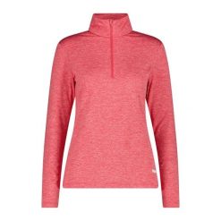 Damski sweter z golfem z jerseyu CMP. Czerwone swetry damskie CMP, bez wzorów, z jersey, sportowe, bez kołnierzyka, bez ramiączek, bez kaptura. Za 308.00 zł.