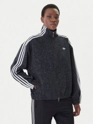 Adidas Kurtka jeansowa Firebird Aop KD8809 Szary Oversize. Szare kurtki damskie Adidas, m, bez wzorów, z bawełny, bez kaptura. Za 599.99 zł.