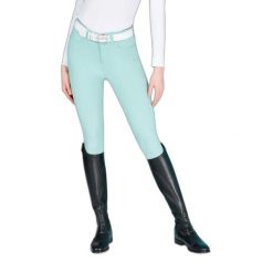 Spodnie jeździeckie z gripem na kolanach dla kobiet Vestrum Syracuse Breeches. Zielone spodnie materiałowe damskie VESTRUM, s, bez wzorów. Za 865.00 zł.