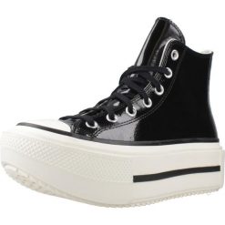 Buty CONVERSE CHUCK TAYLOR ALL STAR LIFT DOUBLE STACK PLATFORM PATENT LEATHER Cz. Czarne trekkingi damskie Converse, trekkingowe. Za 690.00 zł.