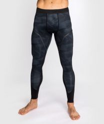 Legginsy treningowe męskie Venum Electron 3.0 Spat. Czarne legginsy sportowe męskie VENUM, l, bez wzorów, z elastanu, długie. Za 279.65 zł.