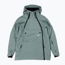Kurtka snowboardowa damska Colourwear Cake Anorak 2.0. Zielone kurtki damskie Colourwear, na zimę, l, bez wzorów, z elastanu, bez kaptura. Za 959.99 zł.