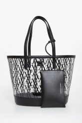 Torebka damska transparentny shopper ARMANI EXCHANGE. Plecaki damskie Armani Exchange, bez wzorów. W wyprzedaży za 623.20 zł.