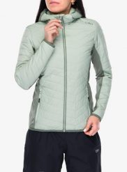 Kurtka damska CMP Yurexa Jacket Hybrid Fix Hood. Zielone kurtki damskie CMP, m, bez wzorów, z elastanu, bez kaptura. Za 538.99 zł.