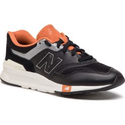 Sneakersy NEW BALANCE - CM997HGB Czarny. Czarne półbuty na co dzień męskie New Balance, z materiału, bez zapięcia. W wyprzedaży za 259.00 zł.