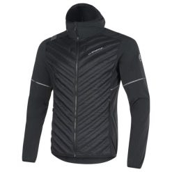 Kurtka La Sportiva Koro. Czarne kurtki sportowe męskie La Sportiva, na zimę, l, bez wzorów, z elastanu, do biegania, primaloft. Za 839.00 zł.