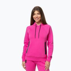 Bluza damska Pitbull Explory Hooded. Czerwone bluzy damskie PITBULL, m, bez wzorów, z bawełny, bez kaptura. Za 159.99 zł.