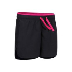 Spodenki W500. Czarne spodenki dla dziewczynek DOMYOS. Za 19.99 zł.