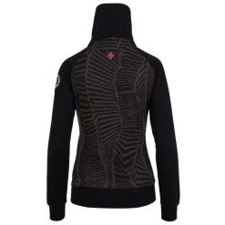 Damska bluza dresowa Kilpi Zovia. Czarne bluzy damskie Kilpi, bez wzorów, z bawełny, bez kaptura. Za 170.50 zł.