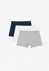 Bokserki sportowe męskie Prosto 3-pack. Białe bokserki męskie Prosto., m, bez wzorów, z bawełny. Za 119.99 zł.