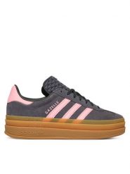 Adidas Sneakersy Gazelle Bold IH6459 Szary. Szare buty sportowe dziewczęce Adidas, bez wzorów, ze skóry, bez zapięcia. Za 349.99 zł.
