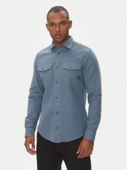 G-Star Raw Koszula Marine D24963-D454 Niebieski Slim Fit. Niebieskie koszule męskie G-Star Raw, l, bez wzorów, z bawełny, marine, bez kołnierzyka, bez ramiączek. Za 249.99 zł.
