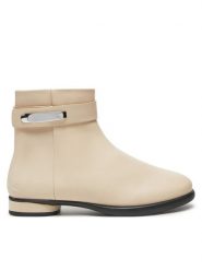 ECCO Botki Sculpted Lx 22235301378 Beżowy. Brązowe botki damskie ecco, ze skóry, bez obcasa, na płaskiej podeszwie, bez zapięcia. Za 569.99 zł.