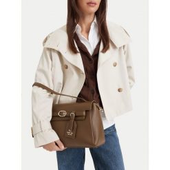 Torebka Beverly Hills Polo Club. Brązowe torebki do ręki damskie Beverly Hills Polo Club, bez wzorów, klasyczne, bez dodatków. Za 229.99 zł.