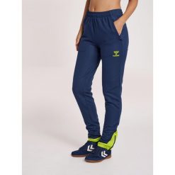 Spodnie damskie Hummel hmlLEAD poly. Niebieskie spodnie sportowe damskie Hummel, s, bez wzorów, z polaru, do piłki ręcznej. Za 143.90 zł.