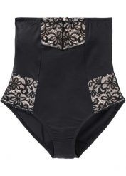 Figi shape, silny efekt modelowania sylwetki. Czarne figi damskie bonprix, m, bez wzorów, z bawełny. Za 79.99 zł.