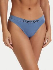 Calvin Klein Underwear Stringi LV00QD5292 Niebieski. Niebieskie stringi damskie Calvin Klein Underwear, xs, bez wzorów, z bawełny. Za 79.99 zł.