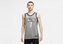 Koszulka męska nike nba brooklyn nets kevin durant statement edition swingman. Szare koszulki sportowe męskie Nike, m, z aplikacjami, z jersey, bez kołnierzyka, bez ramiączek, do biegania, dri-fit (nike). Za 405.90 zł.