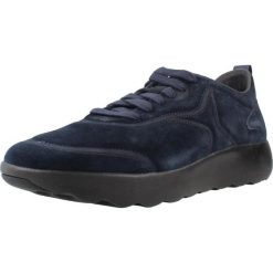 Buty GEOX U46LFA 00022 Niebieski. Niebieskie trekkingi męskie Geox, na fitness i siłownię. Za 372.99 zł.