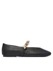Steve Madden Baleriny Poppin Flat 11005437 Czarny. Czarne baleriny damskie Steve Madden, bez wzorów, ze skóry, bez obcasa. Za 519.99 zł.