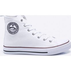 American Club - Trampki. Szare trampki i tenisówki damskie American CLUB, z materiału. W wyprzedaży za 49.90 zł.