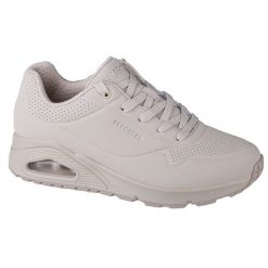 Femme UNO Skechers OFWT 73690 Blanc Skechers. Białe obuwie sportowe damskie Skechers, bez wzorów, z materiału, trekkingowe, Skechers Sport. Za 299.99 zł.