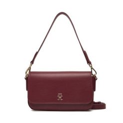 Torebka Tommy Hilfiger. Czerwone torebki do ręki damskie Tommy Hilfiger, bez wzorów, klasyczne, bez dodatków. Za 459.99 zł.