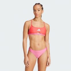 Bikini Padded Colorblock X-Back. Czerwone bikini damskie Adidas, xs, bez wzorów. W wyprzedaży za 142.35 zł.