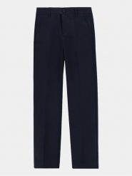 Coccodrillo Chinosy WC4119104EJB Granatowy Slim Fit. Niebieskie spodnie materiałowe dla chłopców COCCODRILLO, bez wzorów, z materiału. Za 79.99 zł.