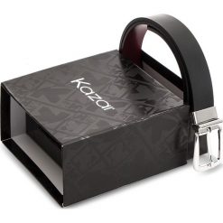 Pasek Damski KAZAR - 35551-01-00 80 Black. Czarne paski damskie Kazar, w paski, ze skóry, klasyczne. Za 199.00 zł.