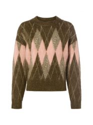 Marc O'Polo Denim Sweter z zawartością moheru Kobiety zielony|różowy, S. Czerwone swetry damskie Marc O'Polo DENIM, s, bez wzorów, z denimu, eleganckie, bez kołnierzyka, bez ramiączek, bez kaptura. Za 549.95 zł.