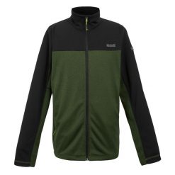 Męska Bluza Polarowa Highton V. Czarne kurtki sportowe męskie Regatta, na zimę, m, bez wzorów, z polaru, trekkingowe. Za 87.99 zł.
