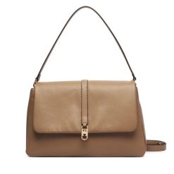 Torebka Tommy Hilfiger. Brązowe torebki do ręki damskie Tommy Hilfiger, bez wzorów, klasyczne, bez dodatków. Za 699.99 zł.