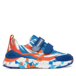 Sneakersy Biomecanics. Niebieskie trampki i tenisówki chłopięce Biomecanics, bez wzorów, bez zapięcia. Za 249.99 zł.