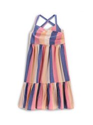 Coccodrillo Sukienka letnia WC5128301FGJ Kolorowy Regular Fit. Sukienki dla dziewczynek COCCODRILLO, na lato, bez wzorów, z bawełny, bez ramiączek. Za 109.99 zł.