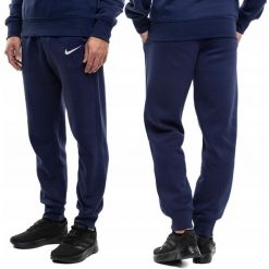 Spodnie Dresowe Męskie Nike Park 26 Dresy Sportowe Bawełniane Joggery. Niebieskie buty sportowe męskie Nike, z bawełny, bez zapięcia, na fitness i siłownię. Za 154.99 zł.