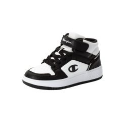 Buty na co dzień młodzieżowe CHAMPIO REBOUND MID wysokie na rzepy. Obuwie sportowe damskie Champion, bez wzorów, trekkingowe. Za 219.00 zł.