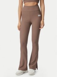 EA7 Emporio Armani Legginsy 7W001338 AF15721 U6041 Brązowy Slim Fit. Brązowe legginsy damskie EA7 Emporio Armani, xs, bez wzorów, z syntetyku. Za 359.99 zł.