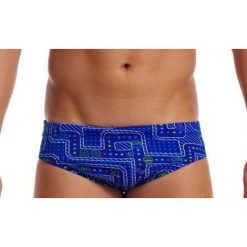 Kąpielówki męskie Funky Trunks Much Munchies - slipy. Niebieskie kąpielówki męskie FUNKY TRUNKS, m, bez wzorów, do pływania. Za 139.00 zł.