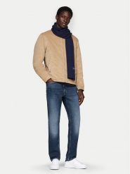 Tommy Hilfiger Szalik Monotype AM0AM12837 Granatowy. Niebieskie rękawiczki męskie Tommy Hilfiger, bez wzorów, z bawełny. Za 329.99 zł.