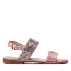Sandały DeeZee. Czerwone sandały dziewczęce DeeZee, bez zapięcia. Za 43.99 zł.