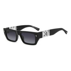 Okulary przeciwsłoneczne męskie DSQUARED2 ICON 0011/S 807, rozmiar 54 mm. Czarne okulary przeciwsłoneczne męskie Dsquared. Za 1,043.70 zł.